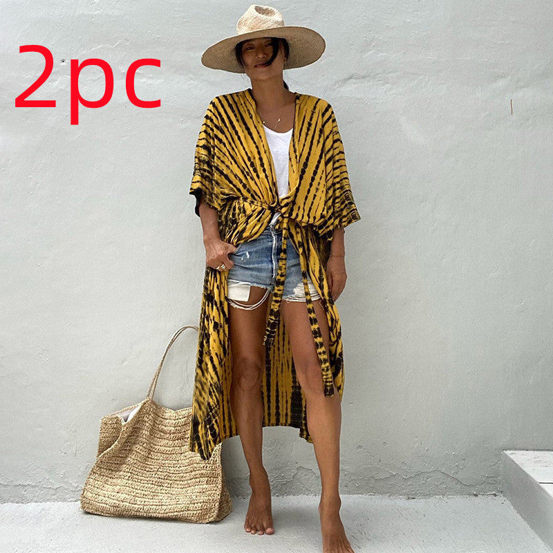 Elegant Sun Protection Beach Dress Cover-Up