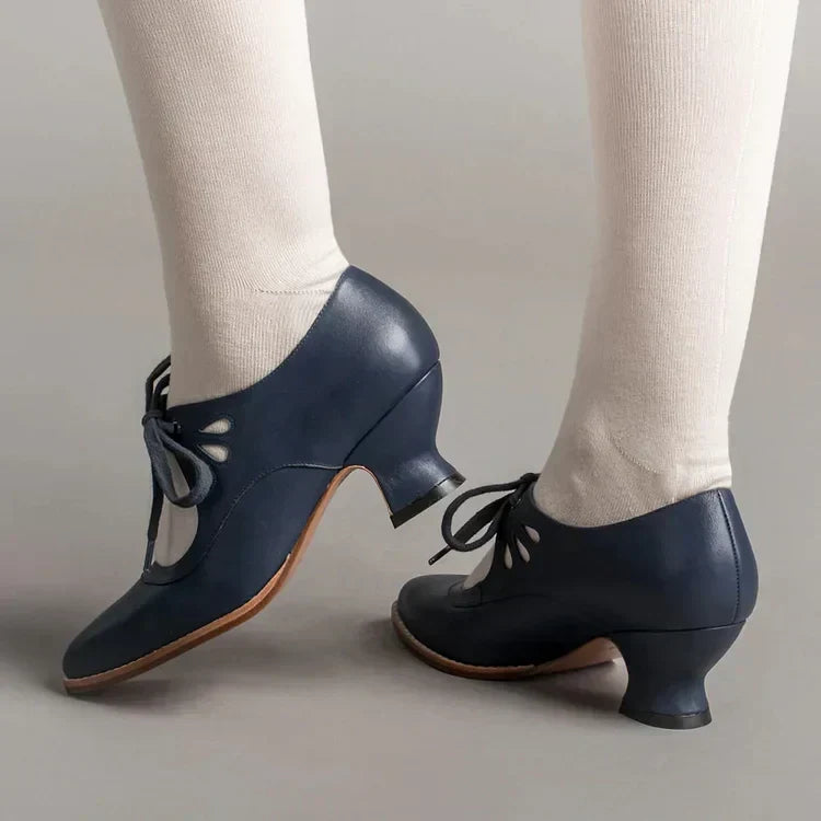 Timeless Edwardian Leather Shoes for Women