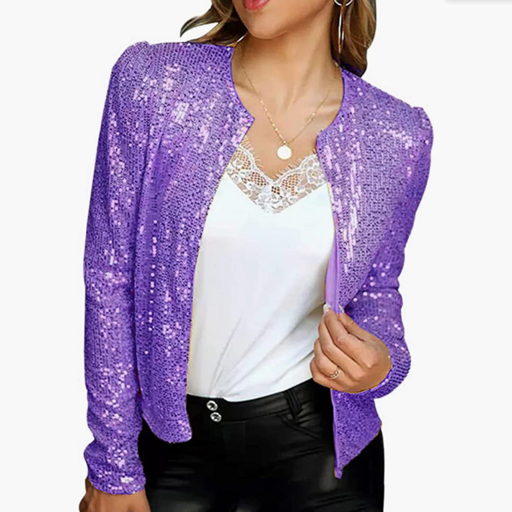 Elegant Shimmering Blazer for Women
