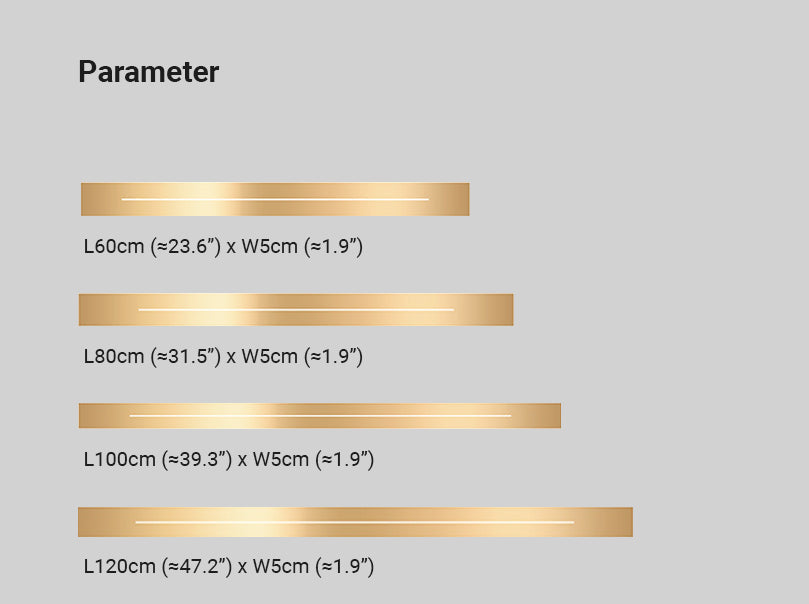 GOLDENLUXE – Elegant Modern LED Wall Light