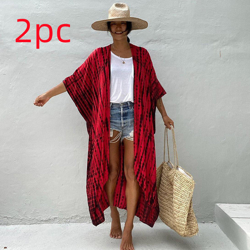 Elegant Sun Protection Beach Dress Cover-Up