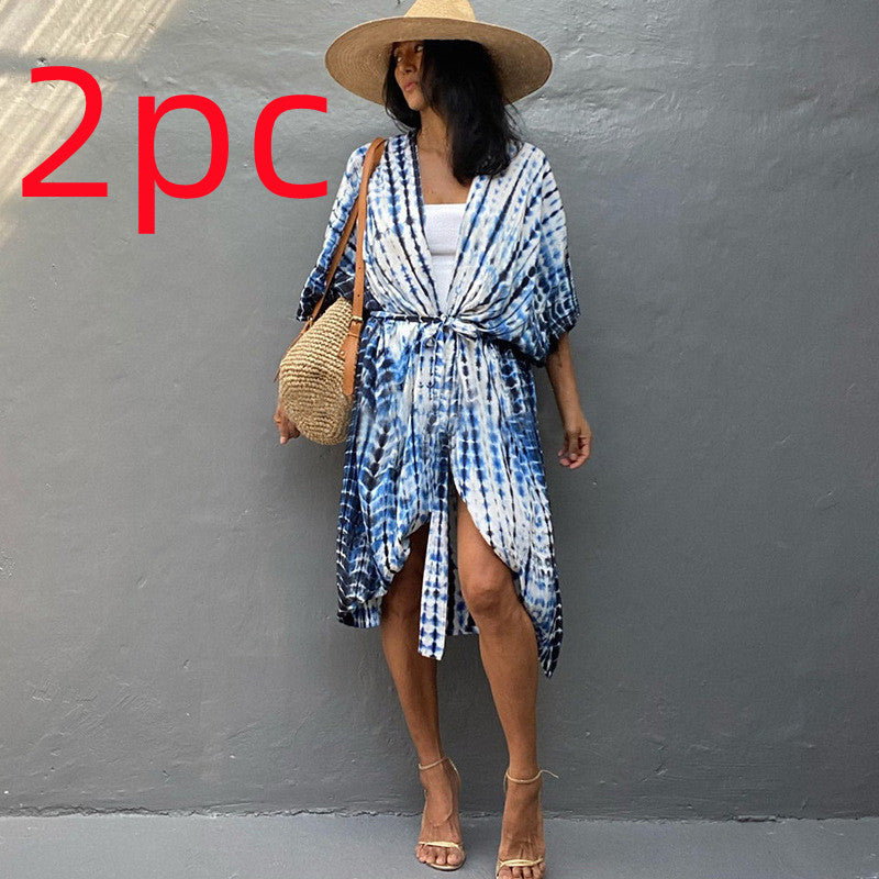 Elegant Sun Protection Beach Dress Cover-Up