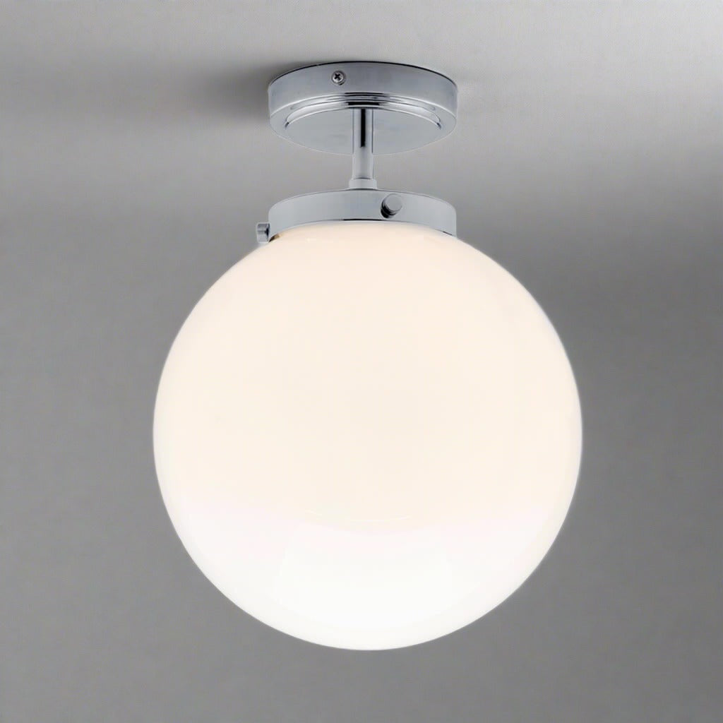 LUMINOUS SPHERE – Elegant LED Bathroom Ceiling Light