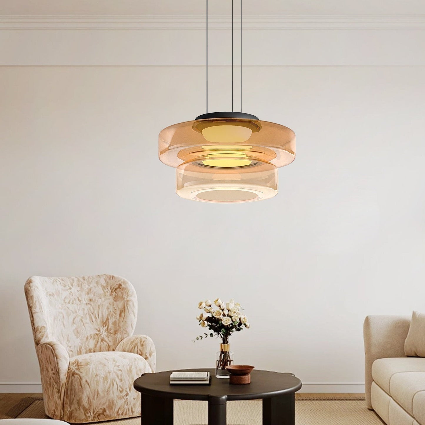 LUMINAIRE – Bauhaus-Inspired Glass Pendant Light