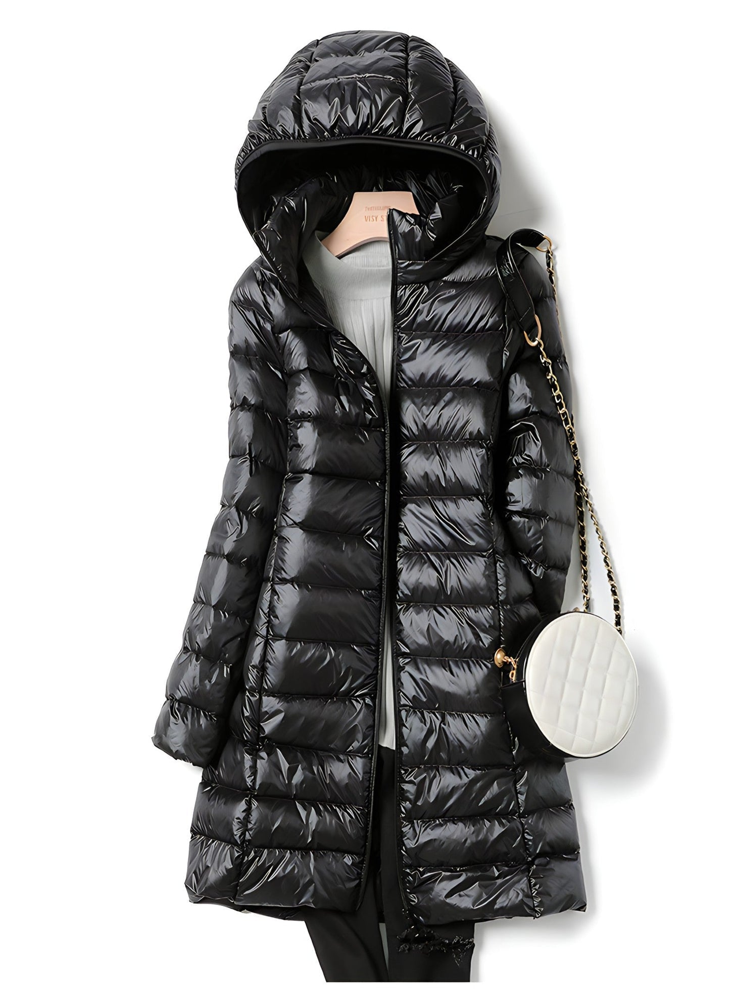 Lightweight Long Down Jacket for Women