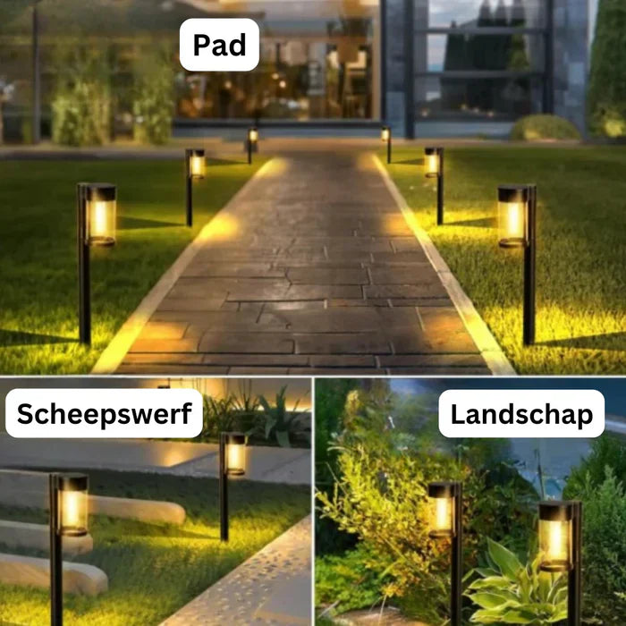 LUMINAIRE – Elegant Solar Garden Path Lights