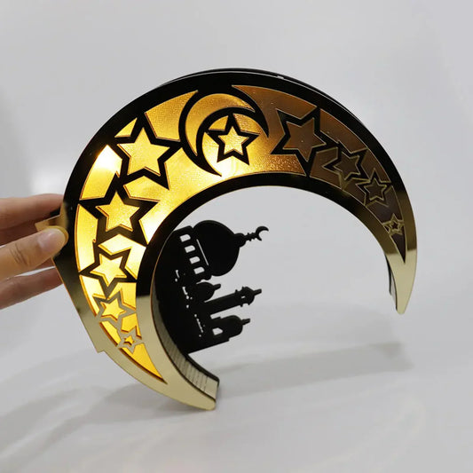 LUNARA – Elegant Moon-Shaped LED Lamp for Festive Celebrations