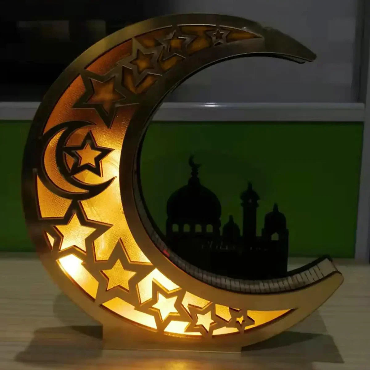 LUNARA – Elegant Moon-Shaped LED Lamp for Festive Celebrations
