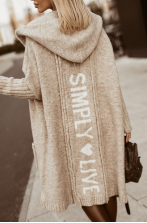 Stylish Full Sleeve Loose Coat for Comfort