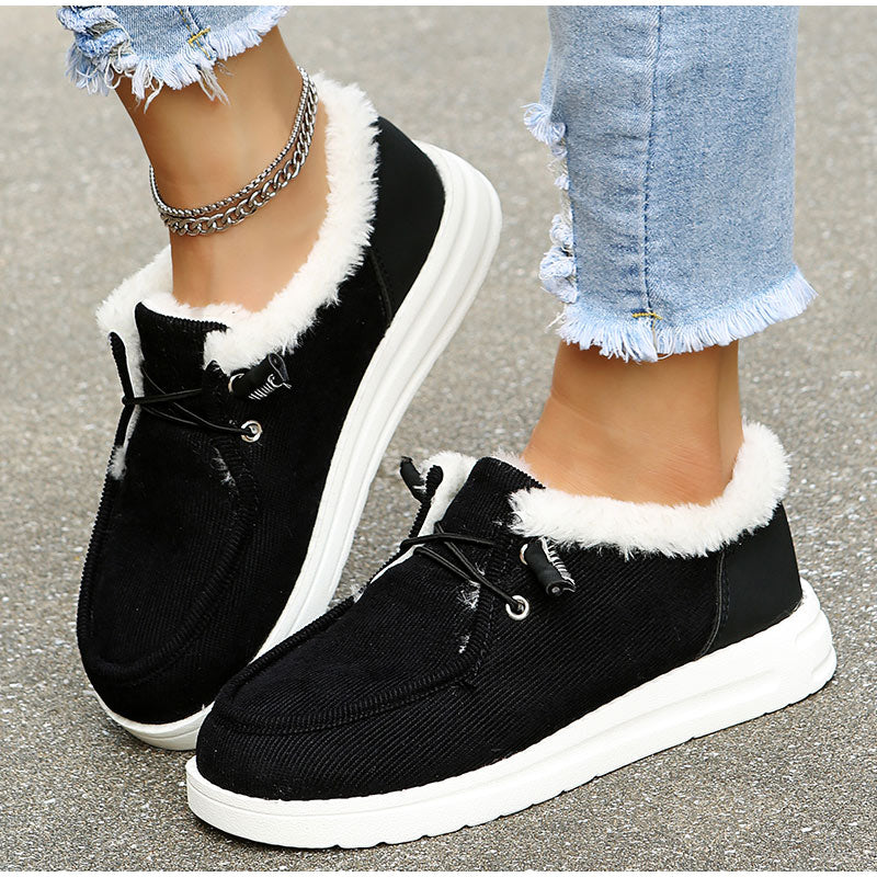 Elegant Winter Sneakers with Cozy Fur Lining