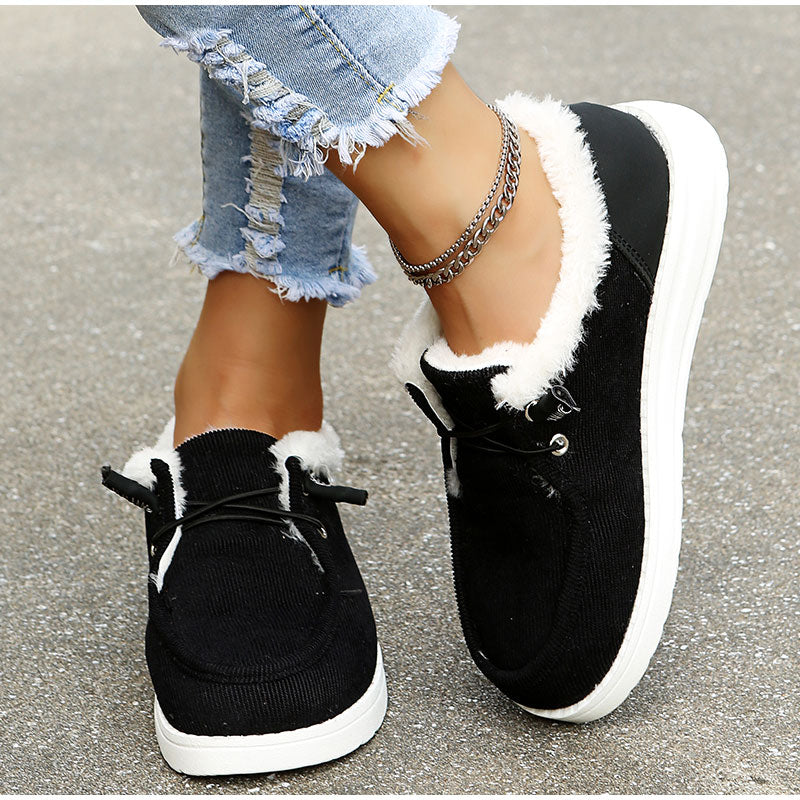 Elegant Winter Sneakers with Cozy Fur Lining