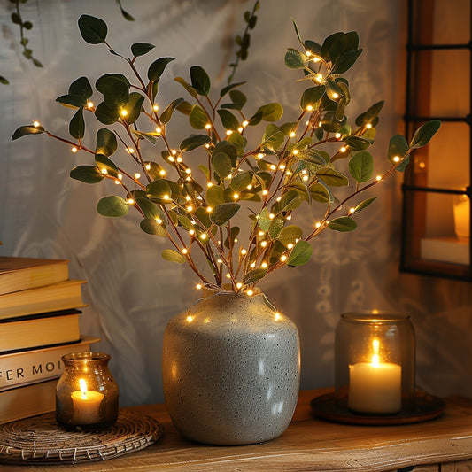 LUMINAIRE – Enchanting LED Olive Branch Decor