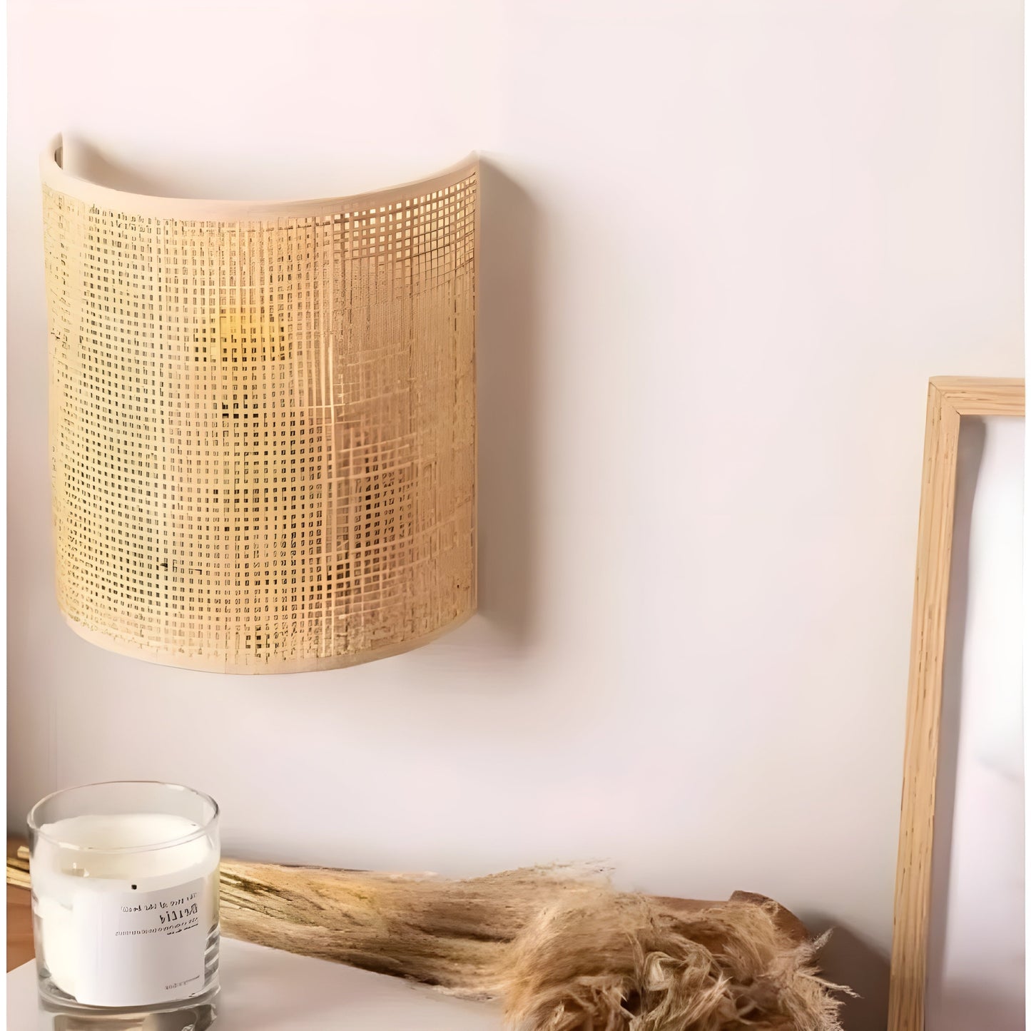 LUMINA – Artisan Woven Rattan Wall Light