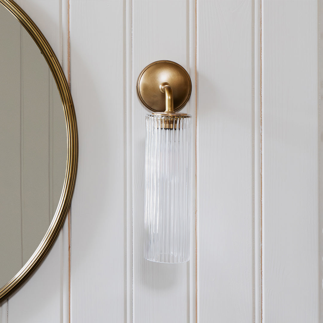 LUMINAIRE – Elegant Solid Brass Wall Lamp