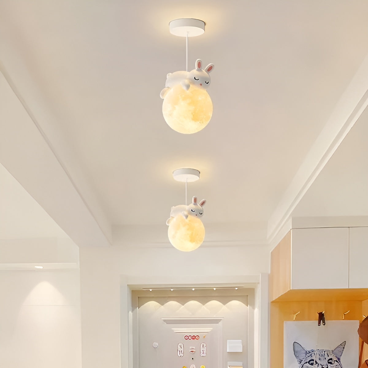 LUNAJOY – Whimsical Pendant Light for Kids