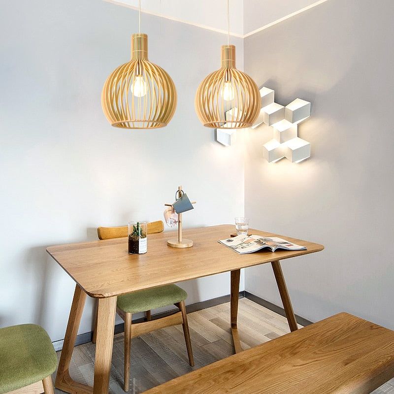 LUMINAIRE WOOD – Handcrafted Wooden Pendant Lamp