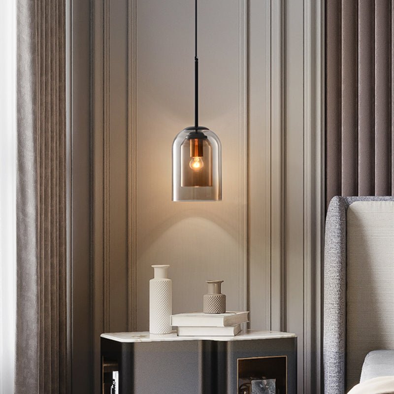 LUMINAIRE – Elegant Double Glass Pendant Light