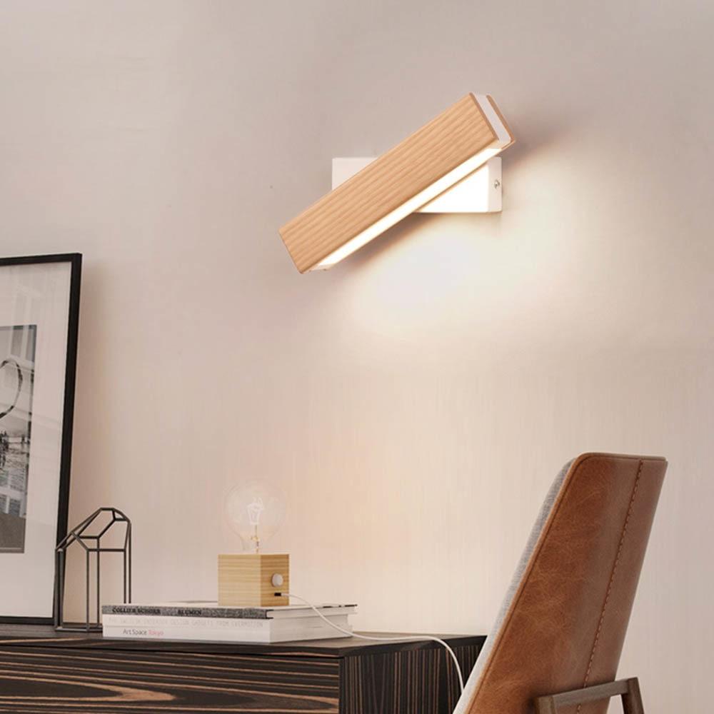 LUMINOUS WOOD – Versatile Rotatable LED Wall Light