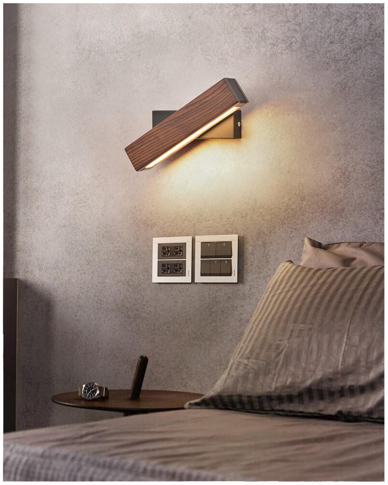 LUMINOUS WOOD – Versatile Rotatable LED Wall Light