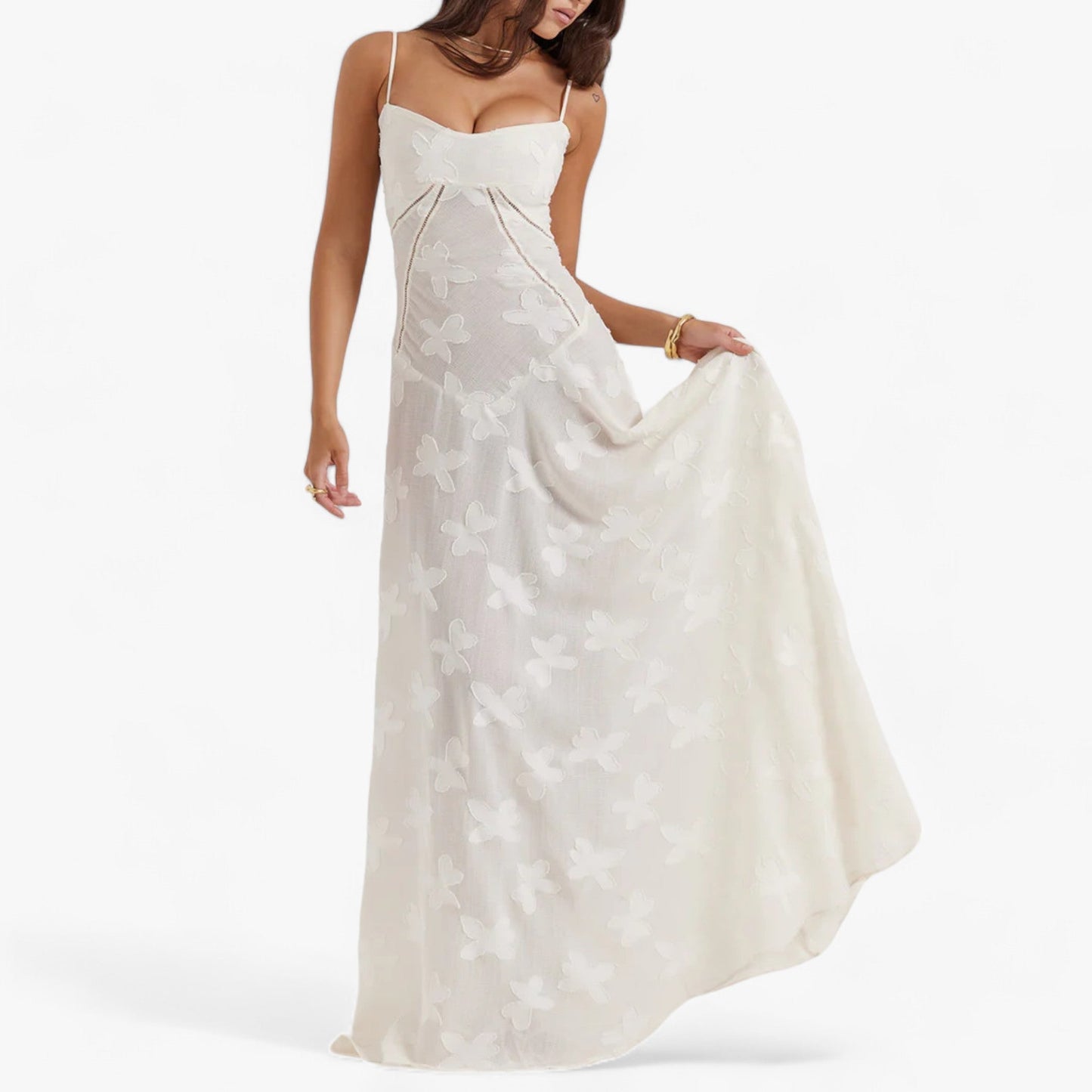 Floral Corset Dress - Curves & Sparkle