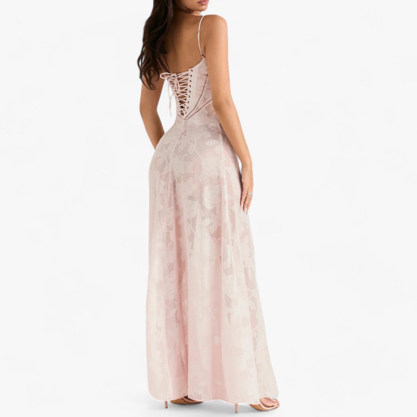 Floral Corset Dress - Curves & Sparkle