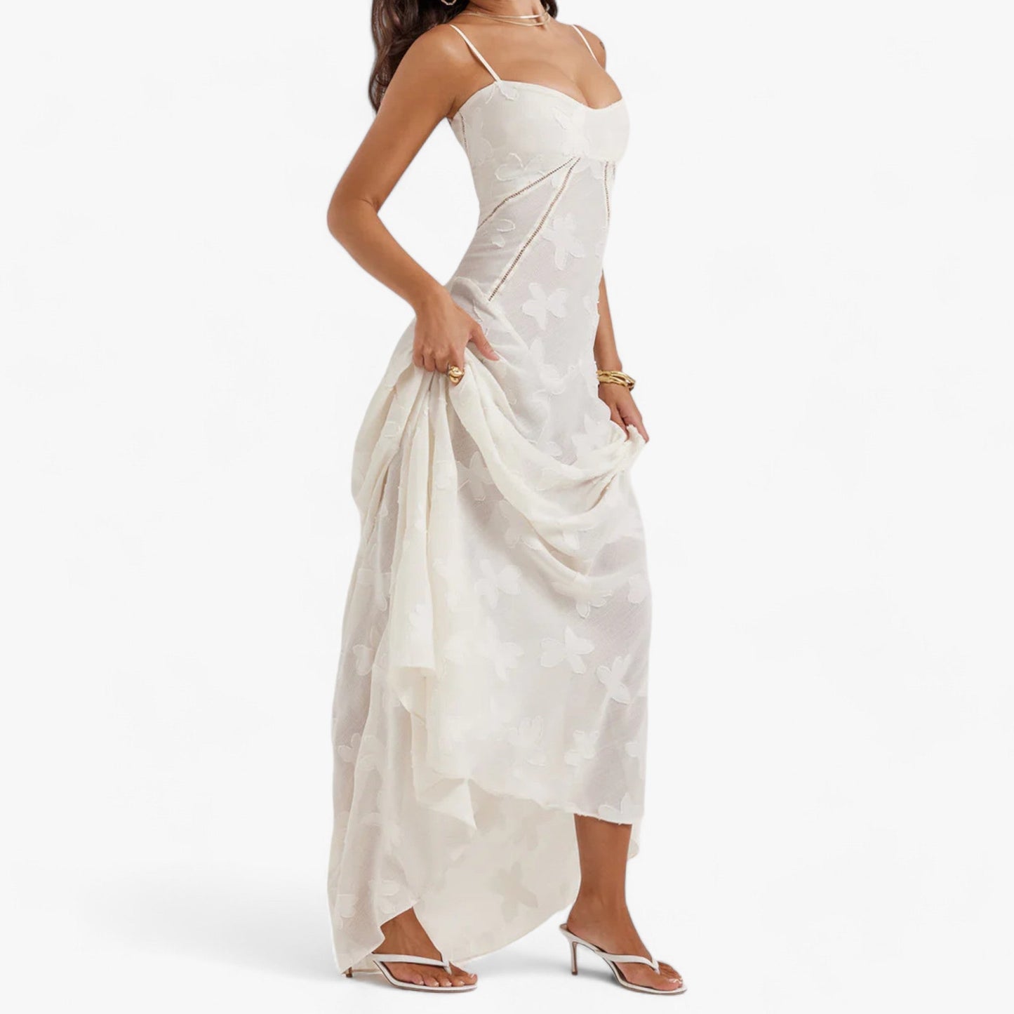 Floral Corset Dress - Curves & Sparkle