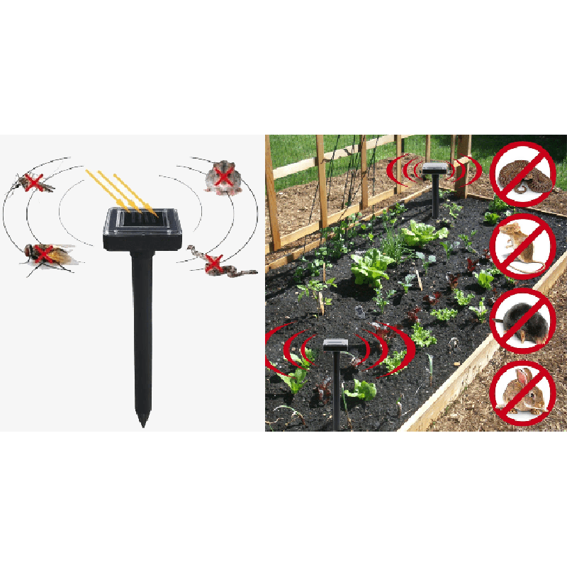 Ultrasonic Pest Control Spike for Gardens