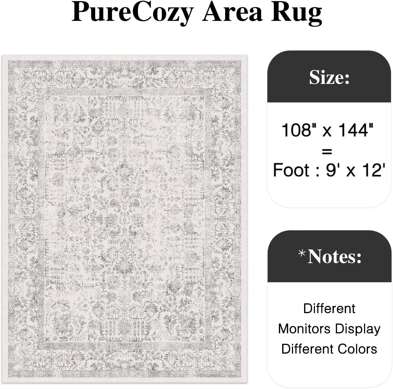 Savona Distressed Washable Boho Rug