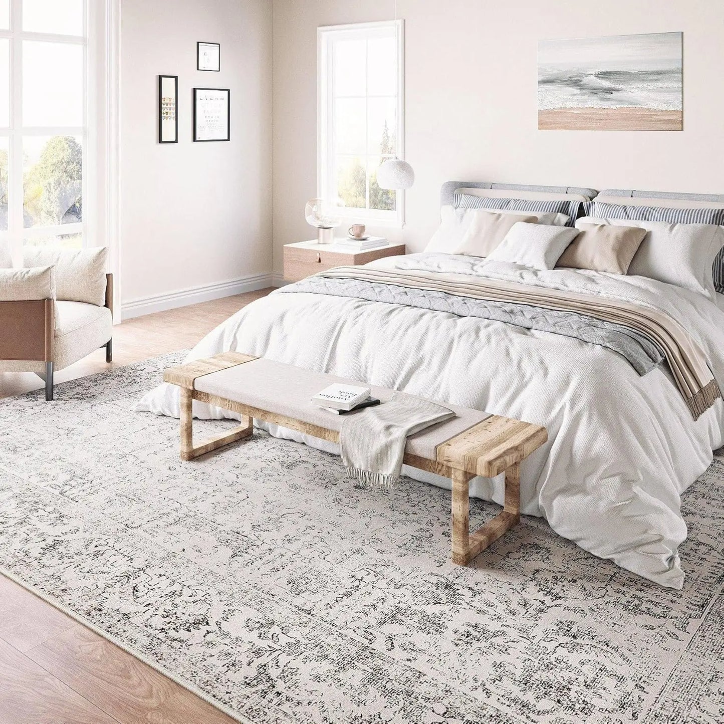 Savona Distressed Washable Boho Rug