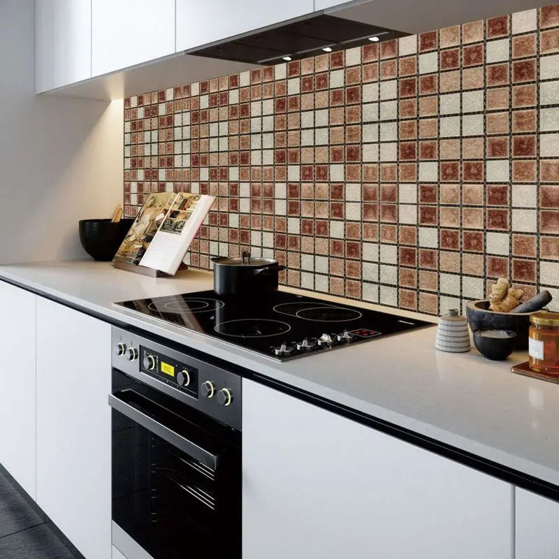 Mosaic 3D Self-Adhesive Wall Tiles – Pack of 10
