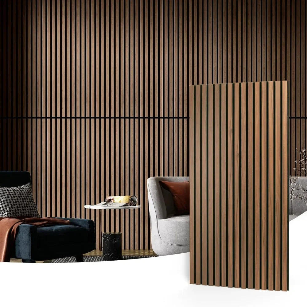 Acoustic Wood Slat Panels – Sound Absorbing Fluted Design