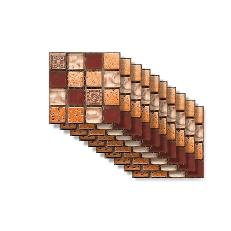Mosaic 3D Self-Adhesive Wall Tiles – Pack of 10