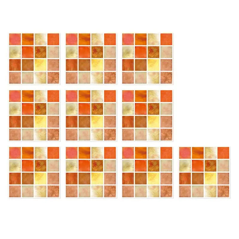 Mosaic 3D Self-Adhesive Wall Tiles – Pack of 10
