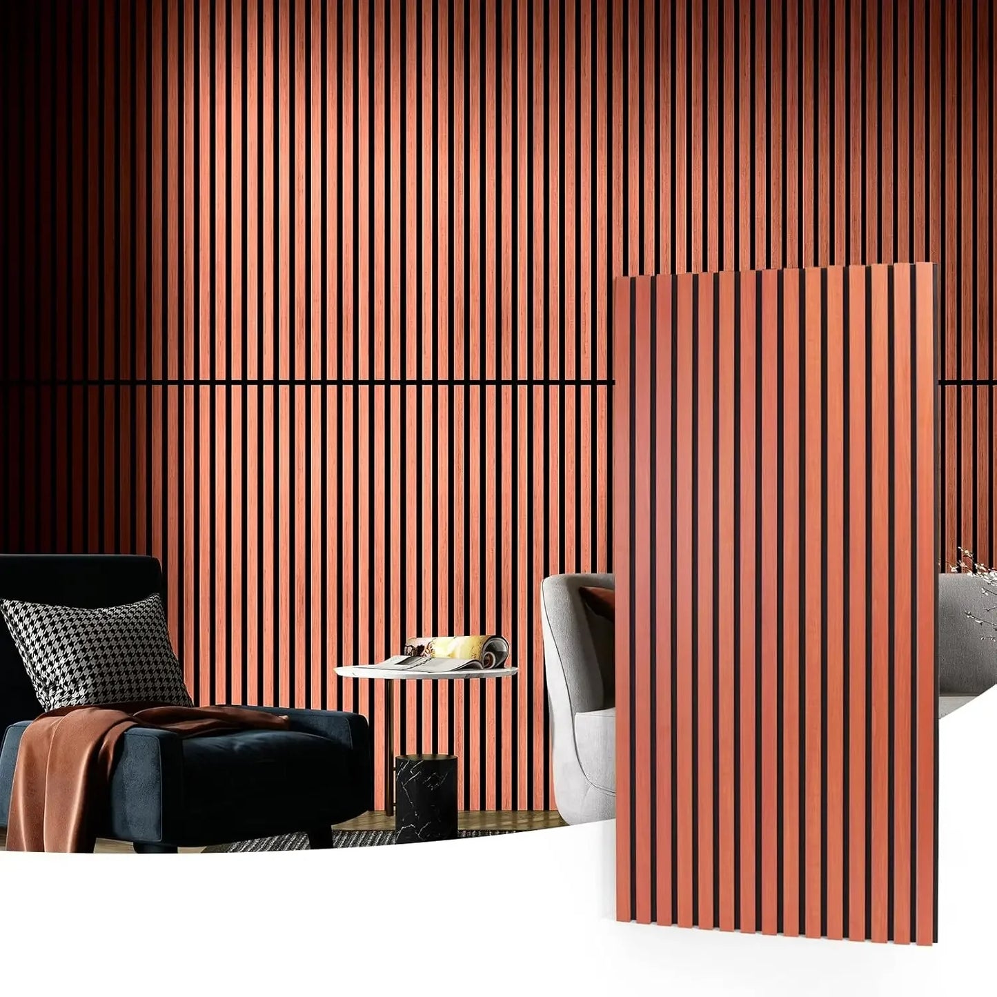 Acoustic Wood Slat Panels – Sound Absorbing Fluted Design