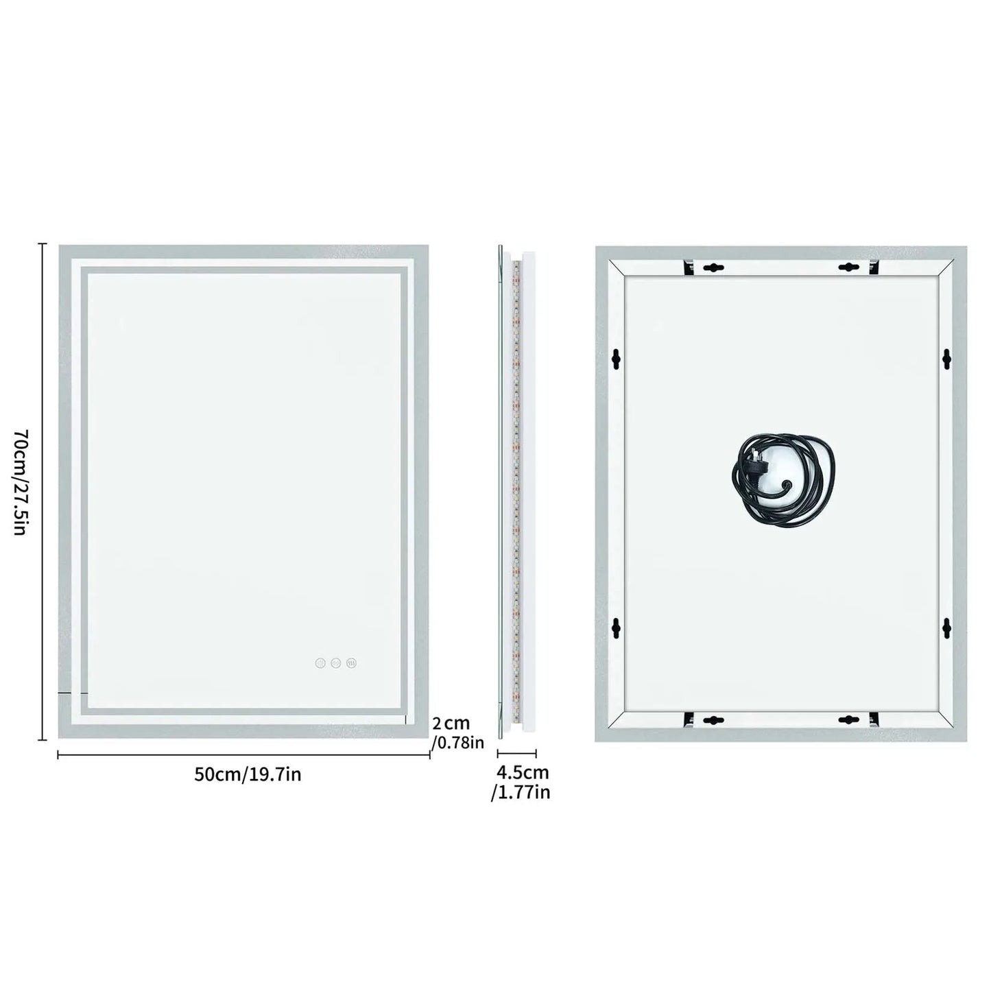 Luminous Elegance – Modern LED Vanity Mirror