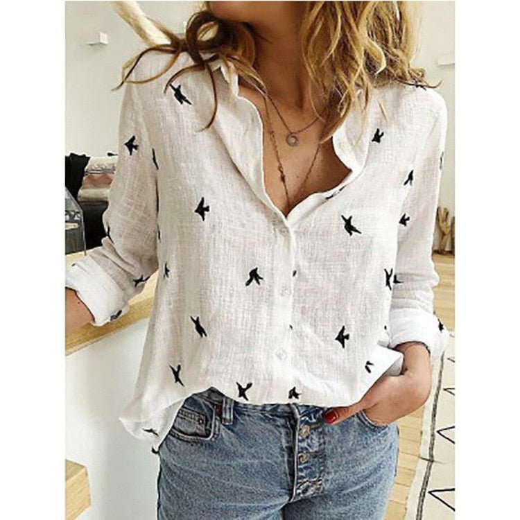 Vinusa Stylish Versatile Casual Blouse
