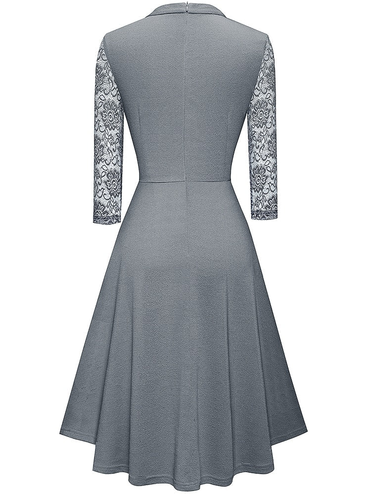 Lace Hollowed Dress for Effortless Elegance
