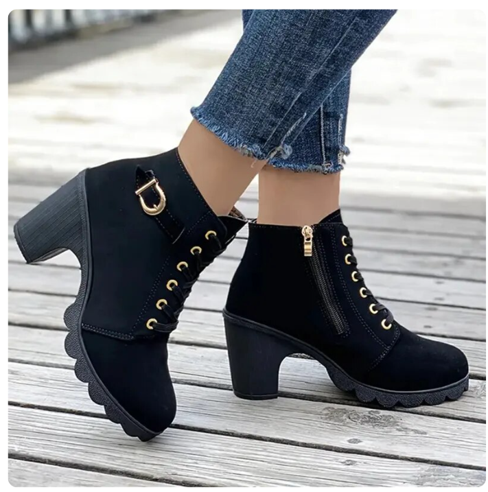 Elegant High Heel Chelsea Boots for Comfort